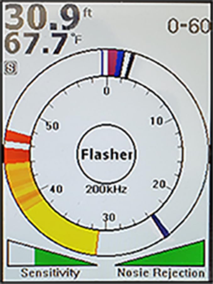 HawkEye Fishtrax 1C Fish Finder with HD Color Virtuview Display, Black/Red, 2" H x 1.6" W Screen Size - Image 3